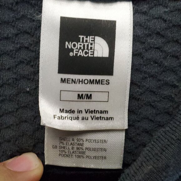 The North Face Mens Size Medium Gray Long Sleeve Pullover Polyester Stretch - Picture 3 of 11